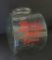 Phenix Bouillon Cube counter jar, no lid,9 1/2
