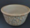 Spongeware stoneware beater bowl, 7