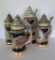 Four Maders Limited Edition Christmas lidded Steins 1976 to 1979, 9