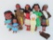 Seven native American dolls, 4