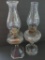 Two oil lamps, 18