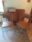 Vintage Samsonite card table and four chairs
