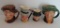 Three Royal Doulton mini character mugs, 21/2