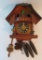 Vintage Cuckoo clock,DRGM, 10 1/2