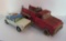 Two vintage toys, Nylint wrecker and Tonka #5 Fire Truck