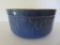 AG Koch Inc, Kewaskum, Wis, blue stoneware bowl, 7 1/2