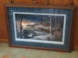 Terry Redlin framed print, Almost Home, 16274/29500, 34 1/2