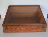 Henry Hanson wooden display case, counter display