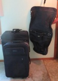 Three pieces of luggage, American Tourister, Jaguar and Ultimate