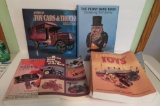 Seven Toy reference and coffee Table books