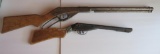 Red Ryder BB gun and Wyndotte Pop Gun for parts