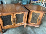 Two Mid Century Modern end tables, 26