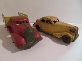 Metal toy vehicles Ice Truck and sedan, metal