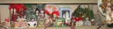 Large lot of Christmas decorations