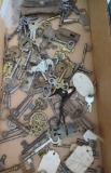 About 60 very nice old keys