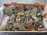 Large lot of vintage hardware, drawer pulls and knobs