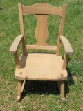 Childs rocker stripped and unfinished