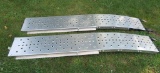 Pair of aluminum Folding arch ramps