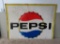 Large metal Pepsi sign, 82