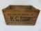 Wooden KC Baking Powder box, 11