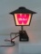 Weber light up lamp post sign, sconce,14