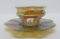 LCT, Tiffany finger bowl and underplate, Tiffany, N 9327 and N 4603