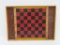 Wooden checkerboard, game board, 14