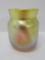 LCT Miniature Tiffany pinch vase, 1 3/4