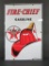 Fire-Chief Gasoline metal sign, 12