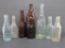 Seven vintage bottles, 7 1/2
