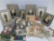 Assorted old photos, advertising and greeting cards, Christmas boxes