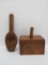 Wooden butter mold and wooden paddle mold