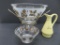 MCM serving bowl and dip dish and Maple syrup pitcher