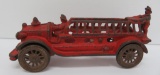 Cast iron fire truck, 8