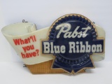 Pabst Blue Ribbon What'll you have? light up sign, working, 22