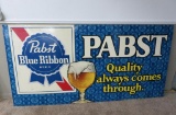 Great Large metal Pabst sign 4' x 8'