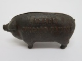 Cast iron pot belly pig, I Made Chicago Famous, #1902, 4