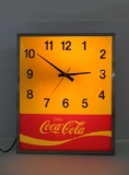 Enjoy Coca Cola, light up clock, 13