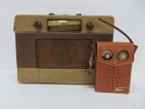 Zenith Transistor radio and Airline table top radio
