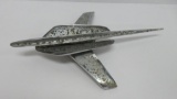 1950's airplane hood ornament, 17