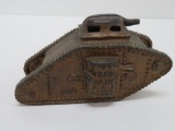 Cast iron Tank Bank, 1918, 6