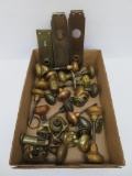 Assorted door knobs and back plates