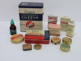 12 Vintage First Aid tins