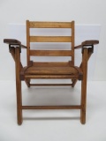 Cute Child's folding chair, Paris Mfg Co, South Paris ME, wooden
