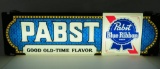 Pabst Good Old-Time Flavor light up sign, 36