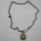 Vintage coin purse locket necklace,28 1/2