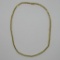 14kt gold Byzantine necklace, 18 1/2