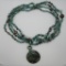 Vintage Multi Strand Turquoise necklace, 24