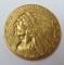 1912 2 1/2 dollar gold piece