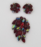 Regency Jewels pin and earring set